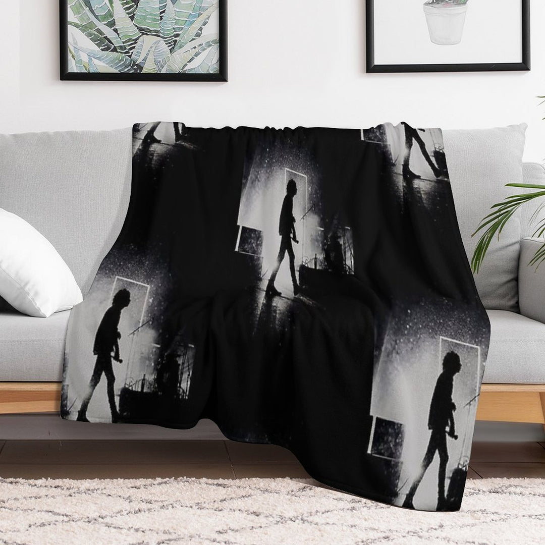 The 1975 Band Travel-friendly Throw Blanket
