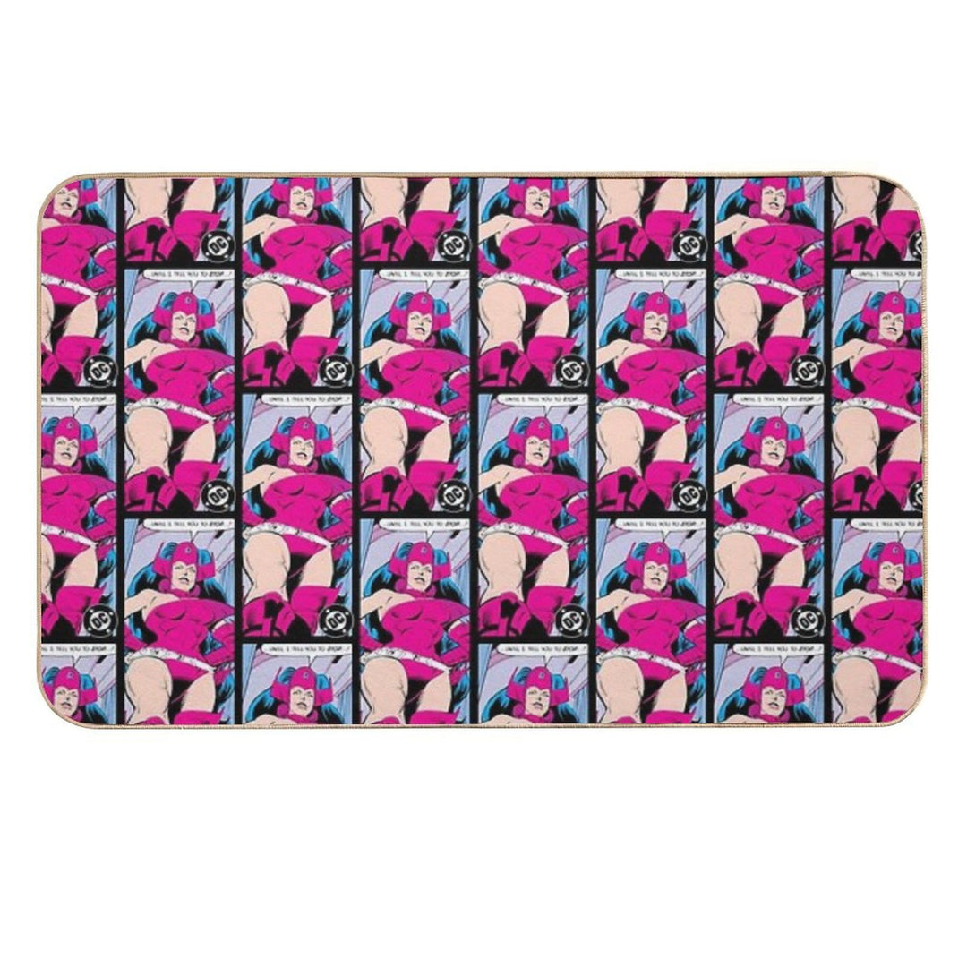 D.C. Comics Random Moment #24 - Black Border - Star Sapphire  Slip-Resistant Bath Mat