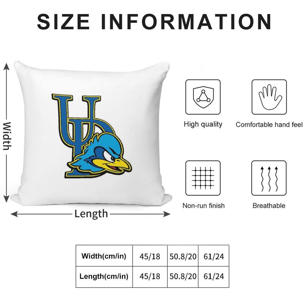University of Deleware Soft Reinforced Edging Throw Pillow