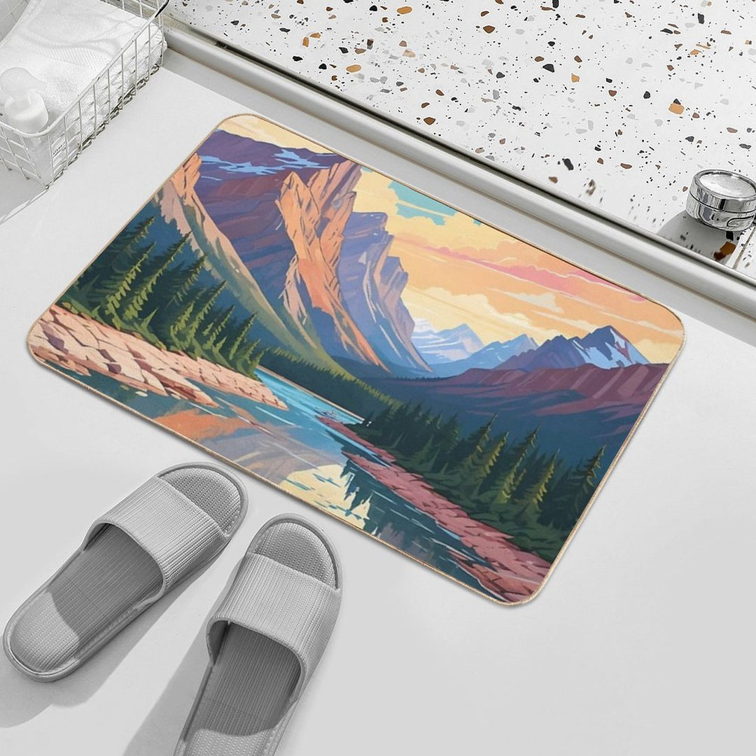 Jasper National Park  Non-Slip Bath Mat