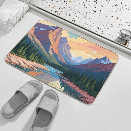 Jasper National Park  Non-Slip Bath Mat