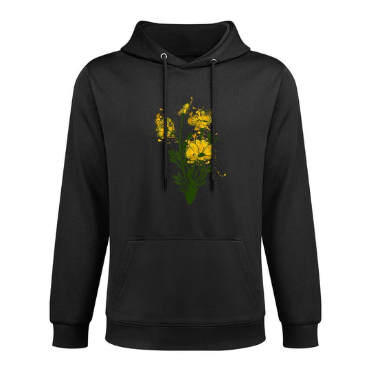 California Poppies Watercolor Flowers Cool Gift Moisture-Wicking Hoodie