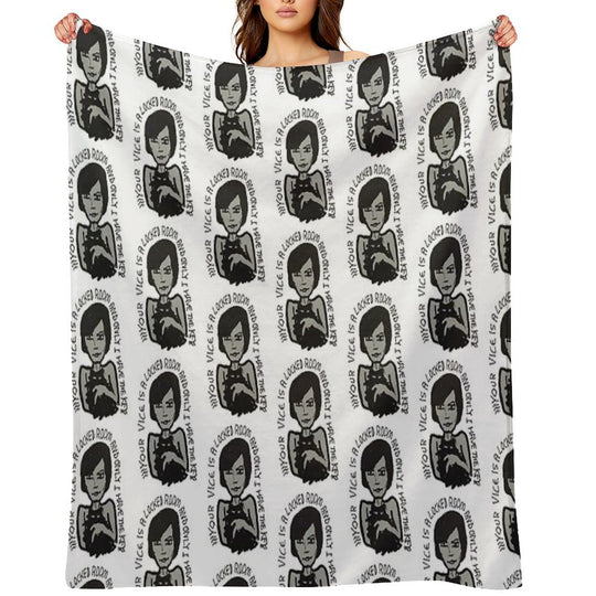 YOUR VICE IS A LOCKED ROOM AND ONLY I HAVE THE KEY Compact Throw Blanket