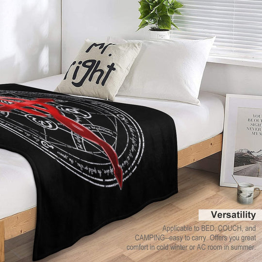 Fullmetal Alchemist Transmutation Symbol Travel-friendly Throw Blanket