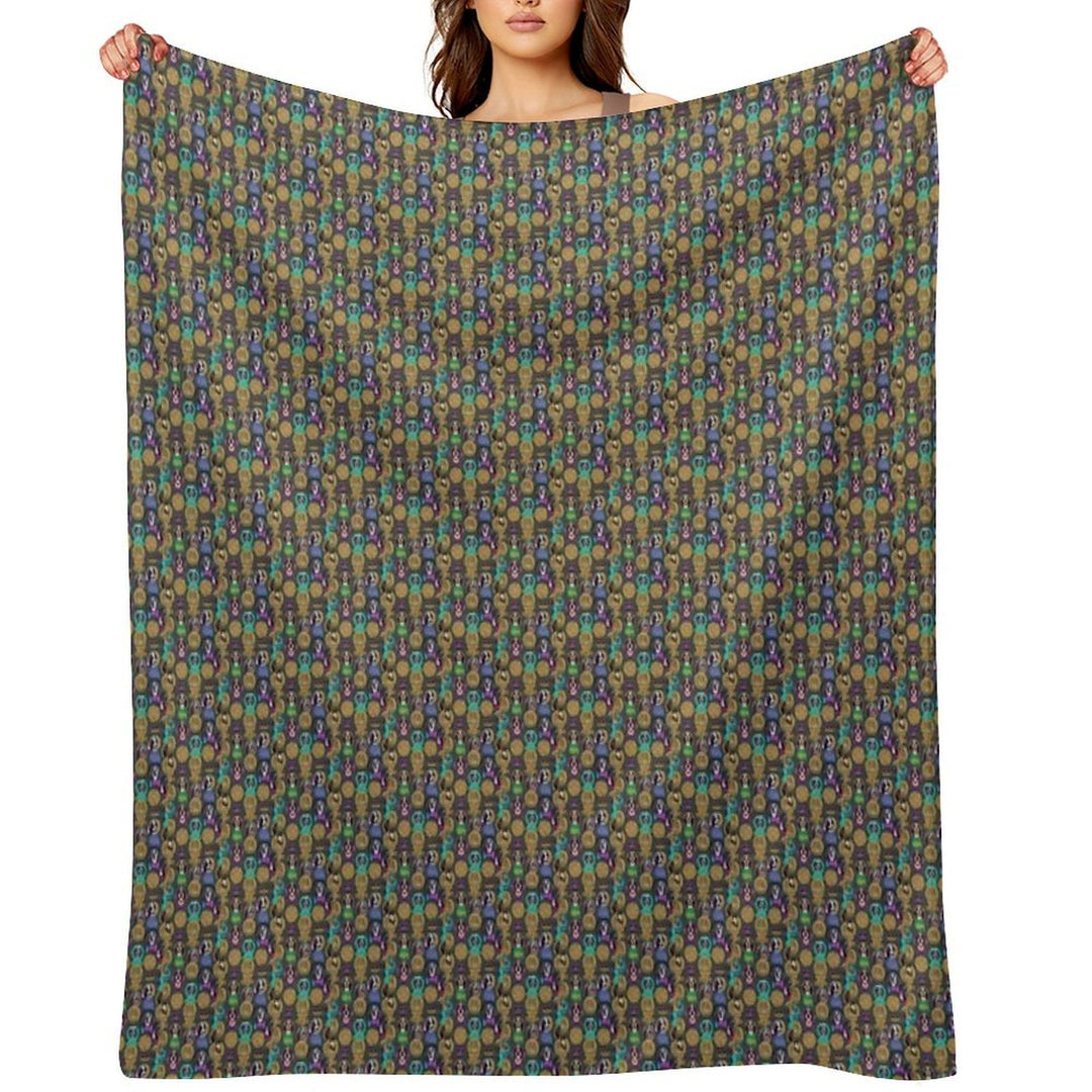 My Alien Dog Collection 36 Compact Throw Blanket