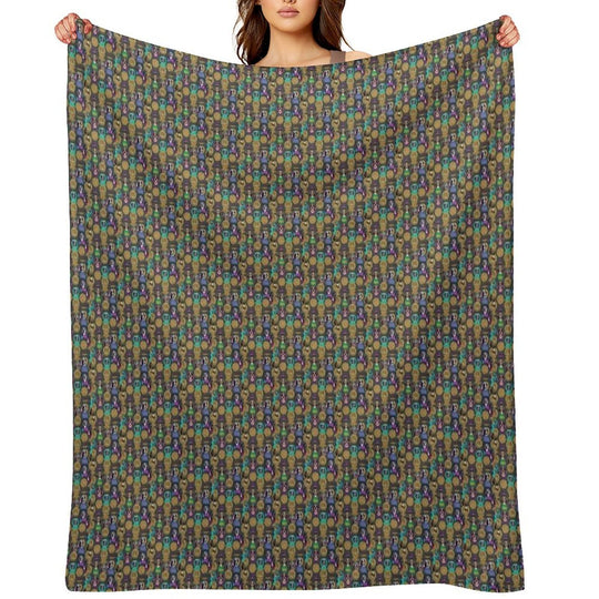 My Alien Dog Collection 36 Compact Throw Blanket