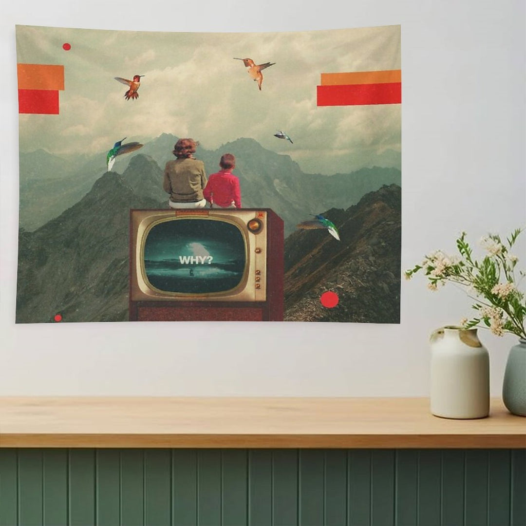 Mother Protect Me from The Sadness of This World Tapestry