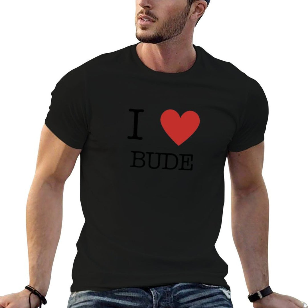I Heart Bude  Lightweight T-Shirt