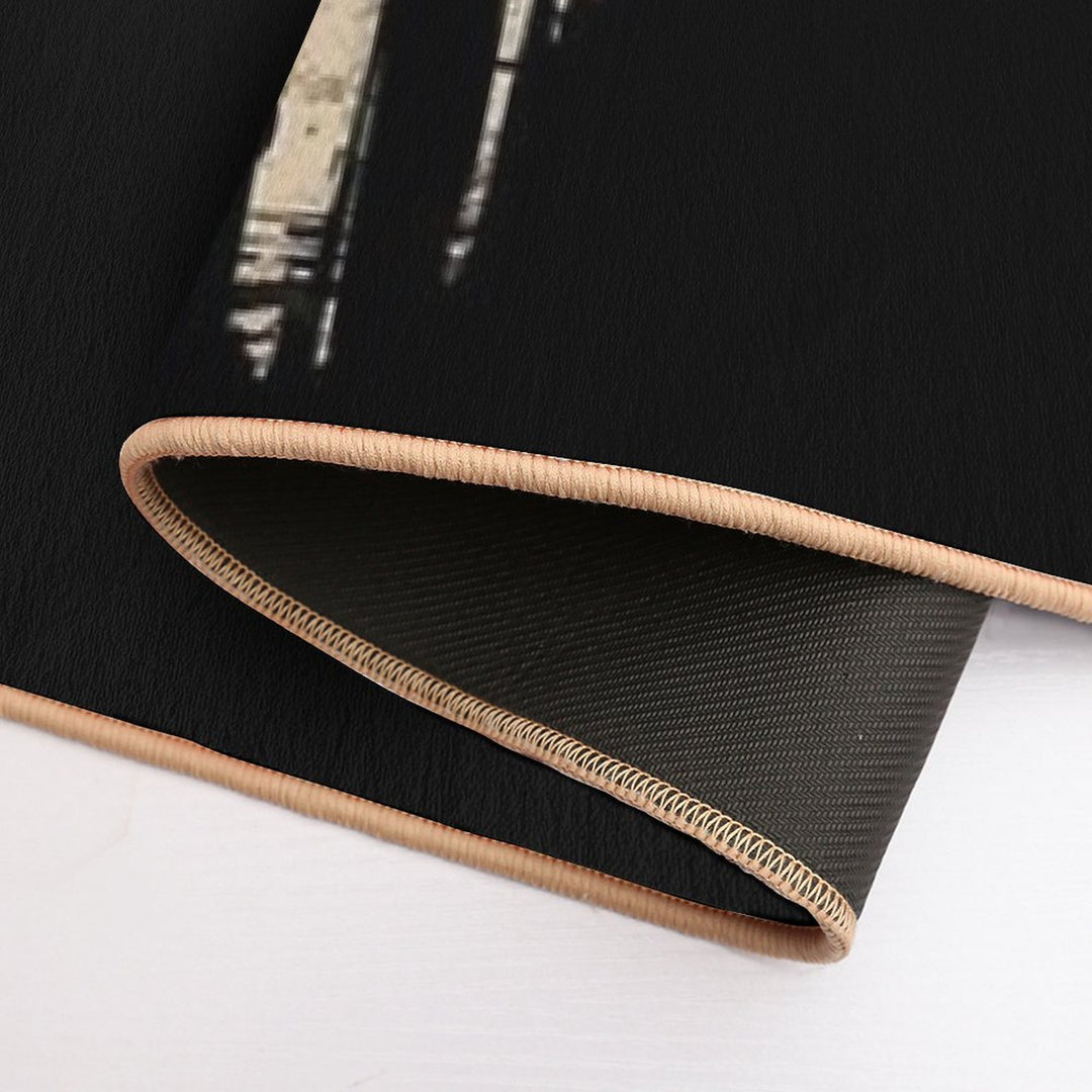 God Guns And Trump 2nd Amendment Flag  Fade-Resistant Bath Mat