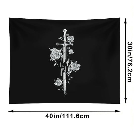 Roses of The Broken Sword Tapestry