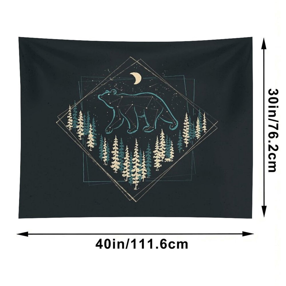 The Heaven's Wild Bear Tapestry