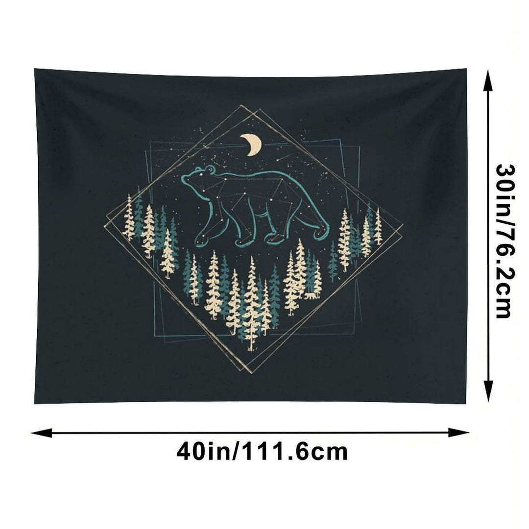 The Heaven's Wild Bear Tapestry