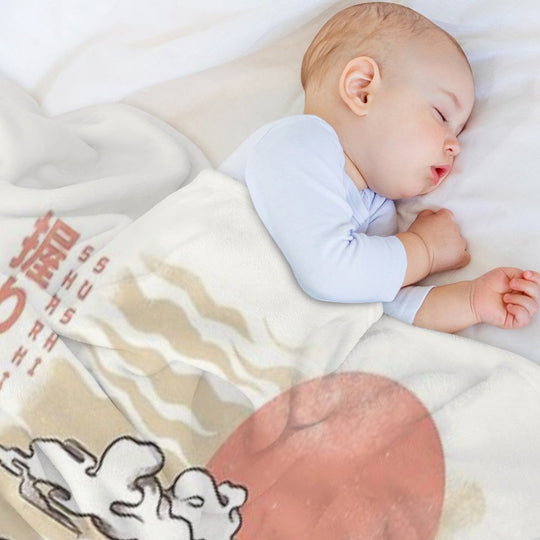 Sharkiri Sushi Easy Care Throw Blanket