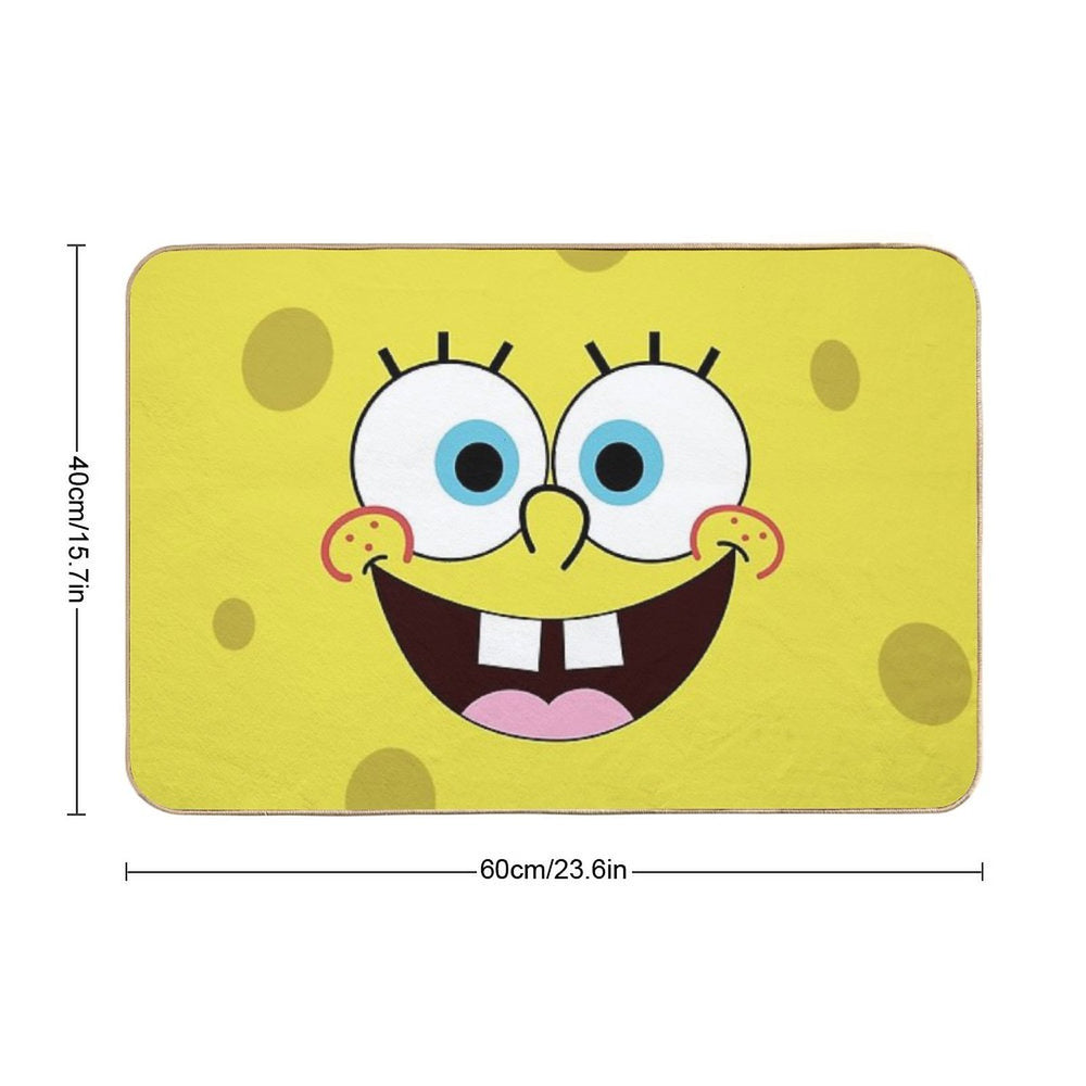 Spongebob  Fade-Resistant Bath Mat