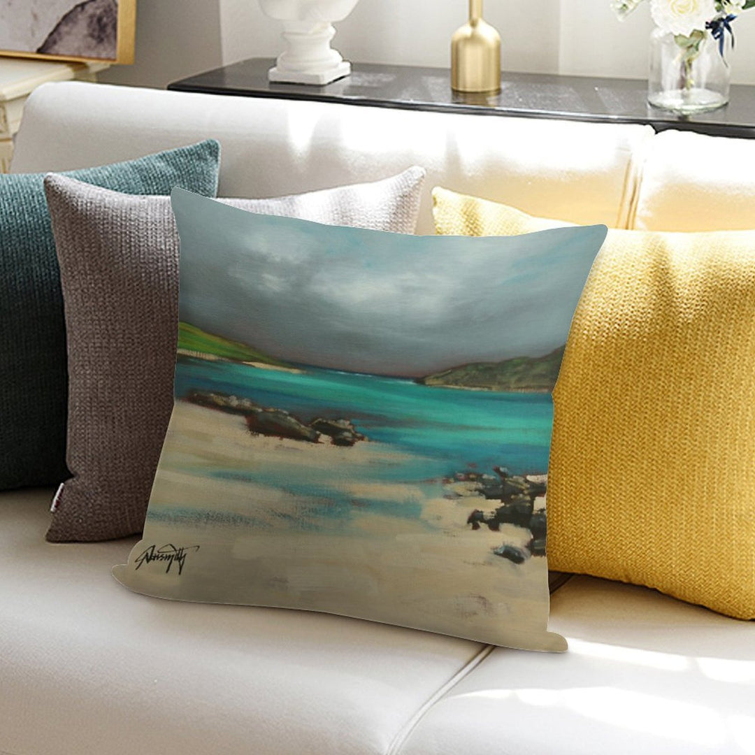 Vatersay And Barra Soft Shrink-Resistant Throw Pillow