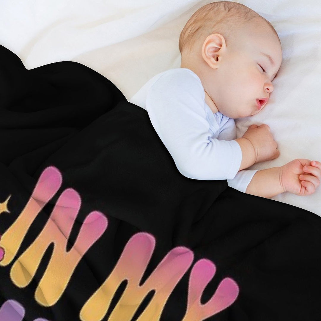 In My Cheer Leader Era Youth Cheerleader Compact Throw Blanket