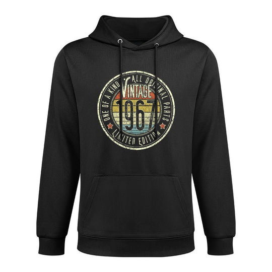 55 Years Old Vintage 1967 Limited Edition 55th Birthday Moisture-Wicking Hoodie