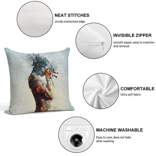 Deliberation Soft Warmth Comfort Throw Pillow