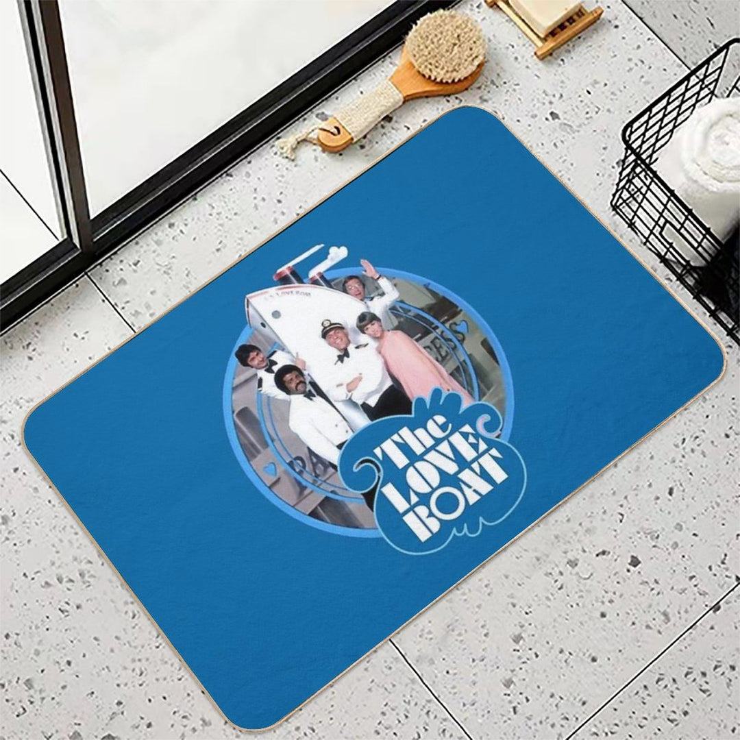 The Love Boat Pacific Princess 70s Retro Cast Tribute  Eco-Friendly Bath Mat