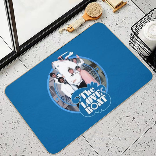 The Love Boat Pacific Princess 70s Retro Cast Tribute  Eco-Friendly Bath Mat