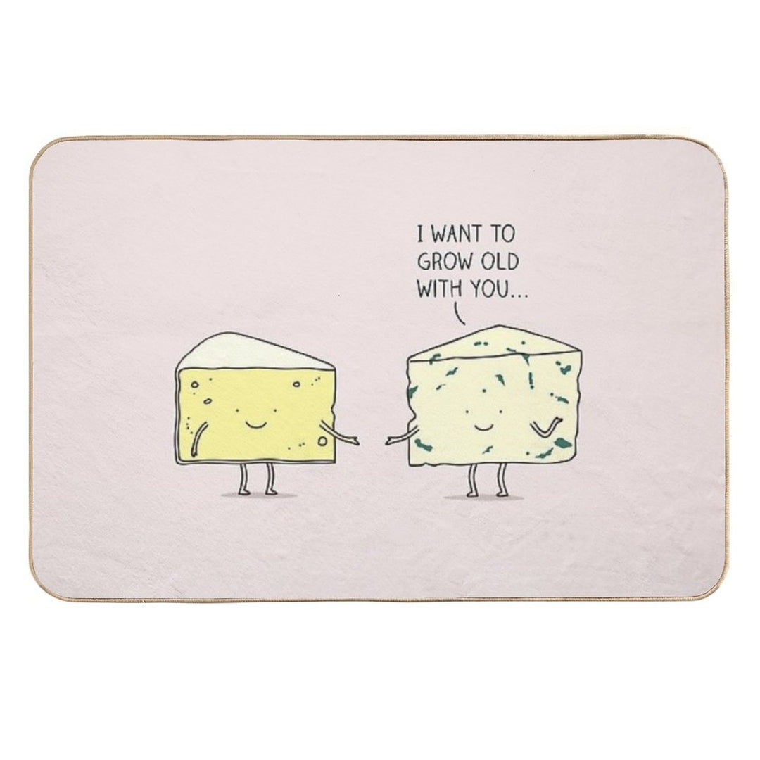 Matured Cheese  High-Traffic Bath Mat