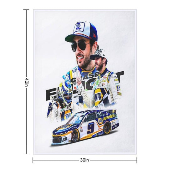 Chase Elliott 3 Durable Throw Blanket