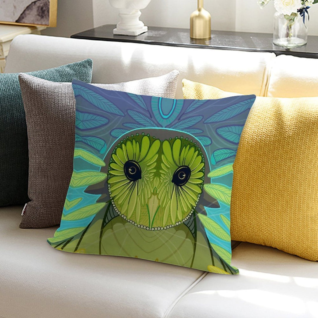 The Owl Soft Bedroom Essential Throw Pillow