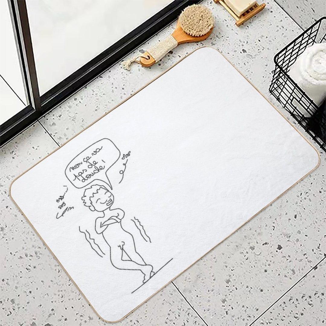 No Shower Durable Bath Mat