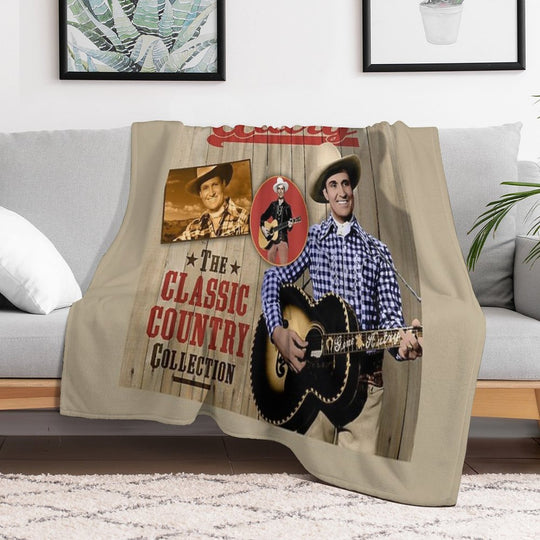 Gene Autry - The Classic Country Collection Velvety-soft Throw Blanket