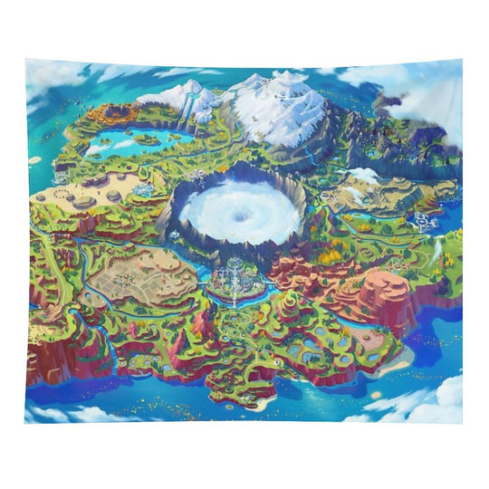 Paldea Map Tapestry