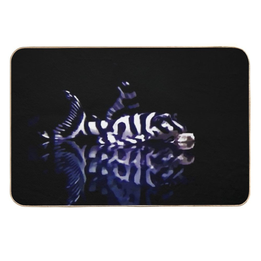 L236 Super White Pleco  Long-Lasting Bath Mat