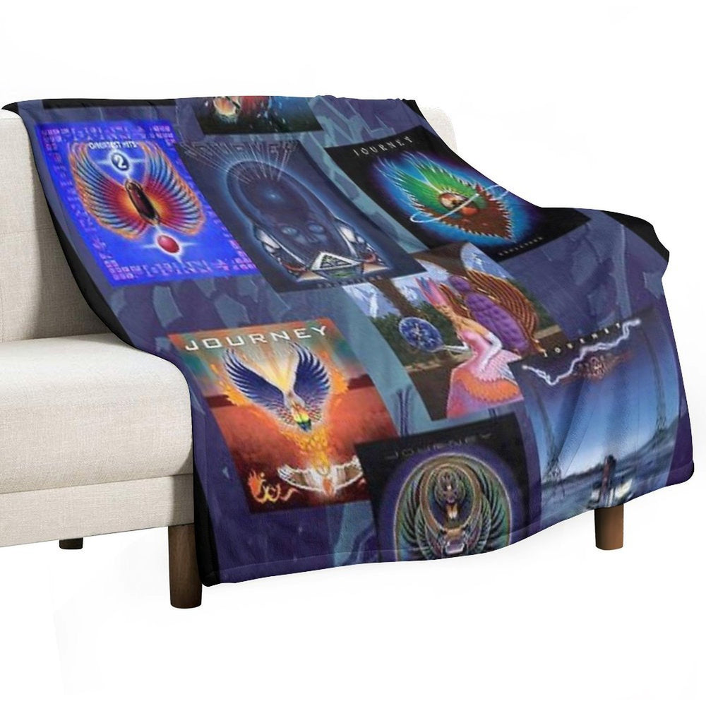 Collage Album Cover Easy Care Throw Blanket