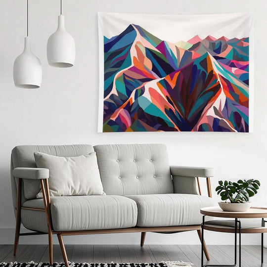Mountains. Sunset Warm Tapestry