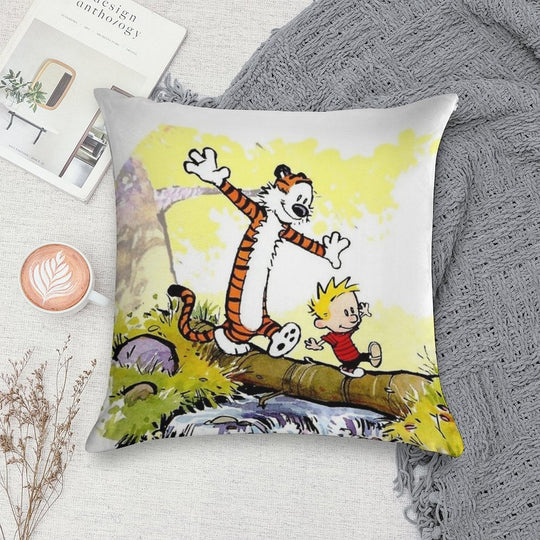 MF82F8BVSPFS0 Soft Hidden Zipper Throw Pillow