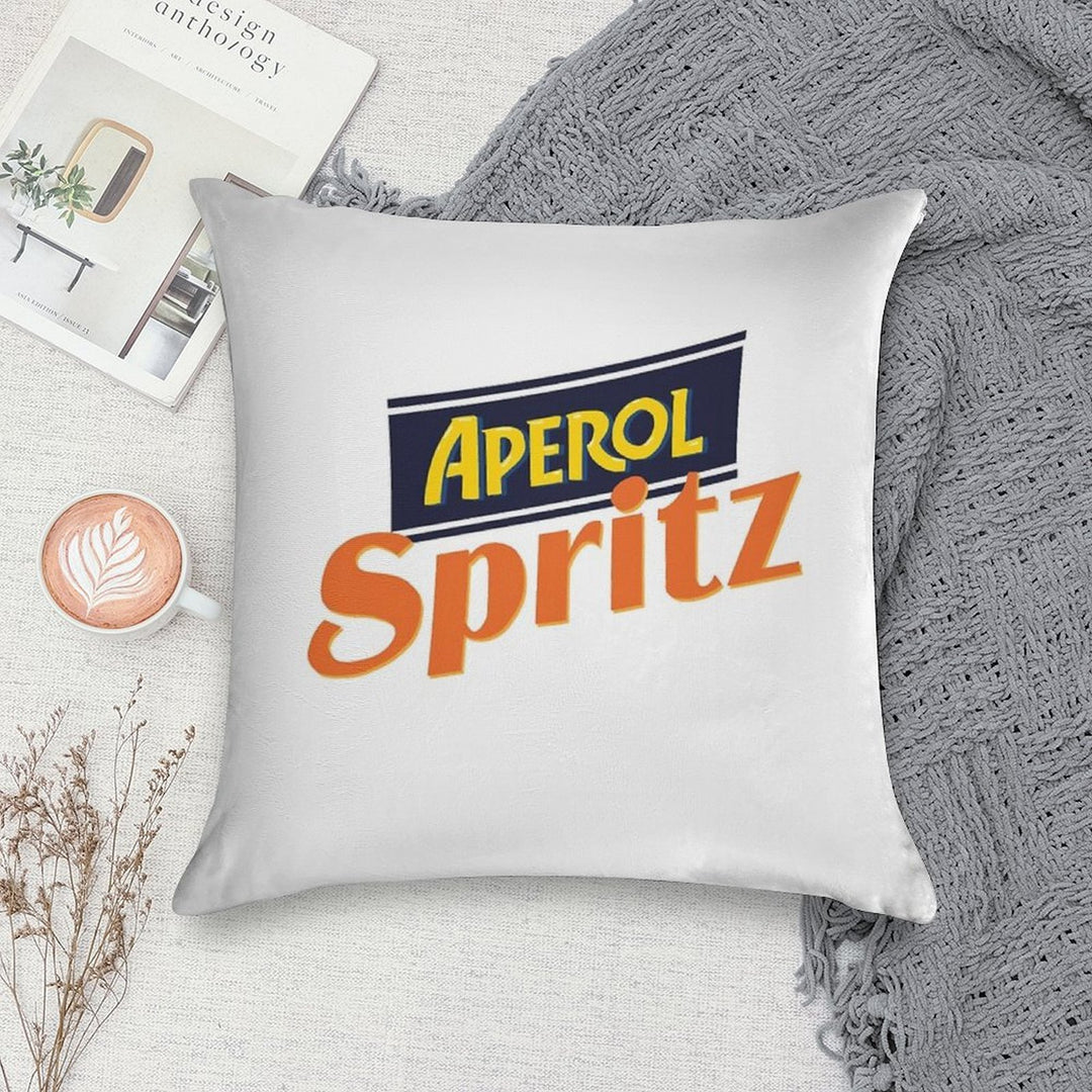 Aperol Spritz Soft Fade-Resistant Throw Pillow