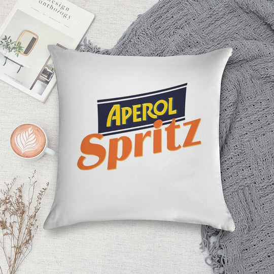 Aperol Spritz Soft Fade-Resistant Throw Pillow