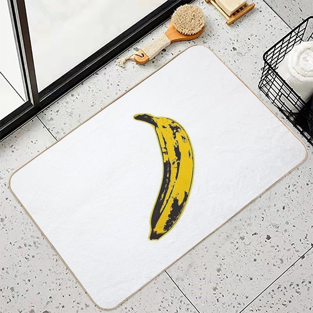 Banana Warhol Valvet  Long-Lasting Bath Mat