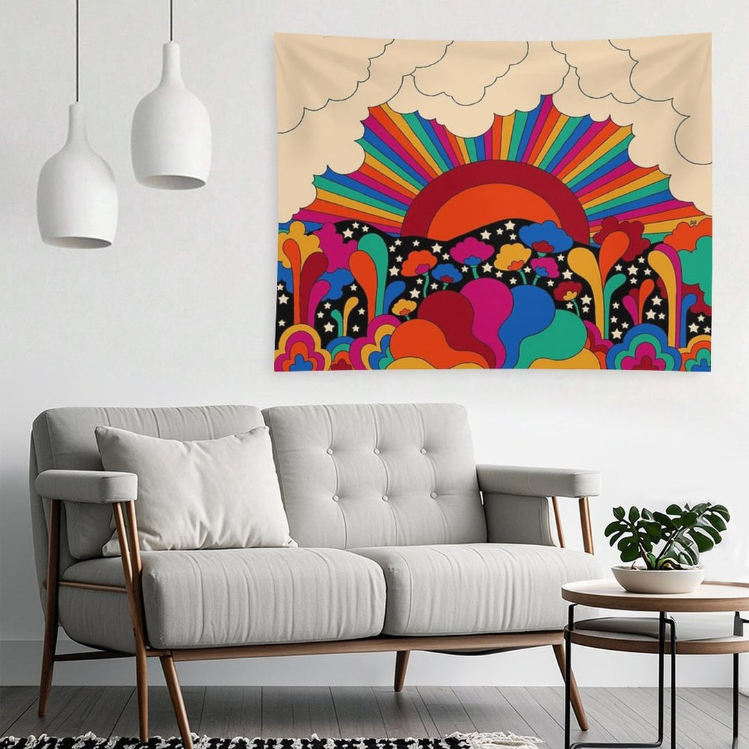 70s Landscape Tapestry