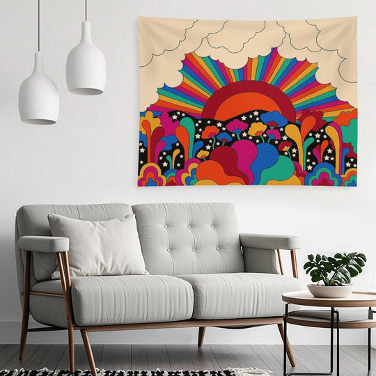 70s Landscape Tapestry