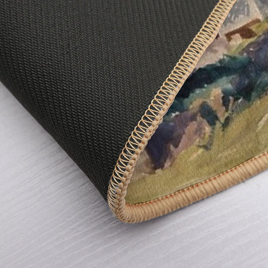 House in Italian Quarter   1923 by Edward Hopper  Versatile Bath Mat