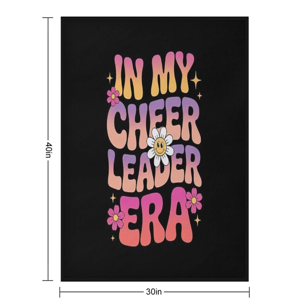 In My Cheer Leader Era Youth Cheerleader Compact Throw Blanket