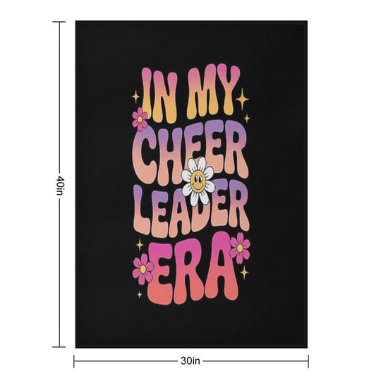 In My Cheer Leader Era Youth Cheerleader Compact Throw Blanket