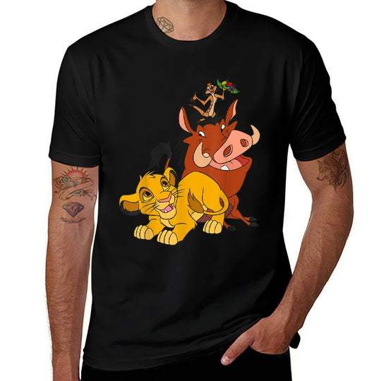 Disney The Lion King Young Simba Timon And Pumbaa  Vintage-inspired T-Shirt