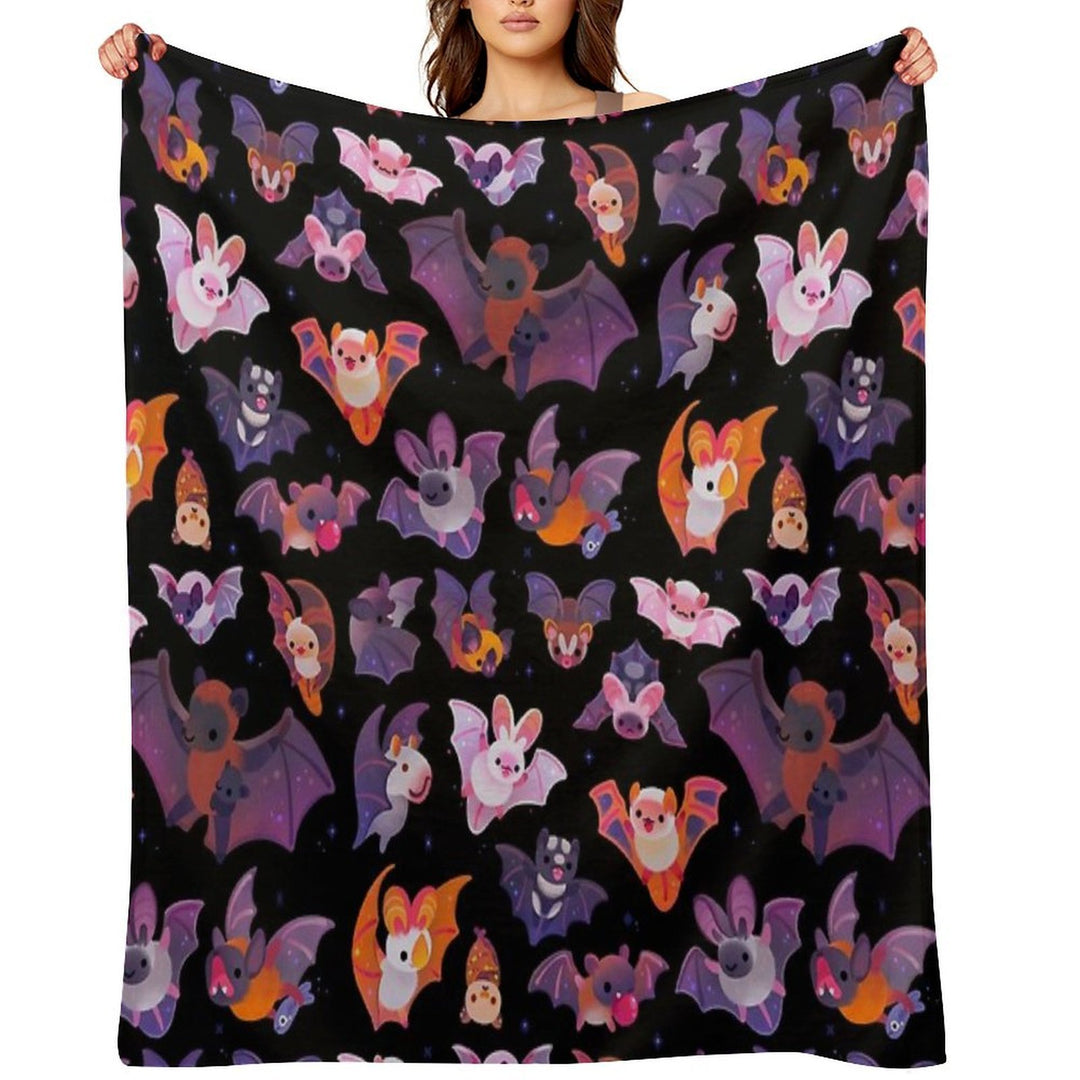 Bat - Dark Durable Throw Blanket