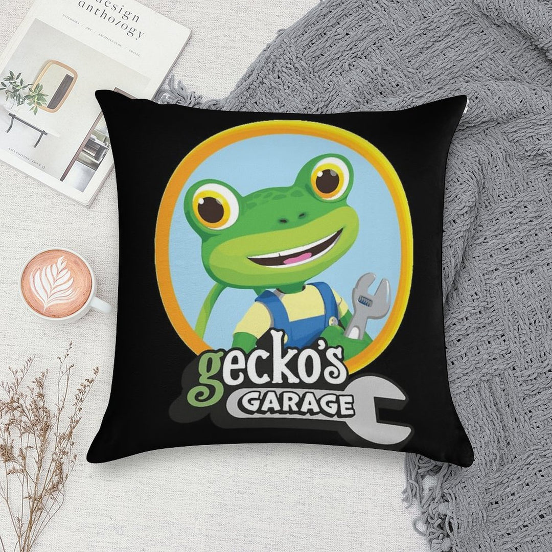Kids Garage Gecko's GG Soft Bedroom Essential Throw Pillow