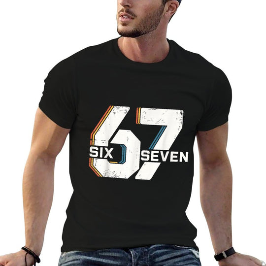67 Six Seven Meme  Versatile T-Shirt