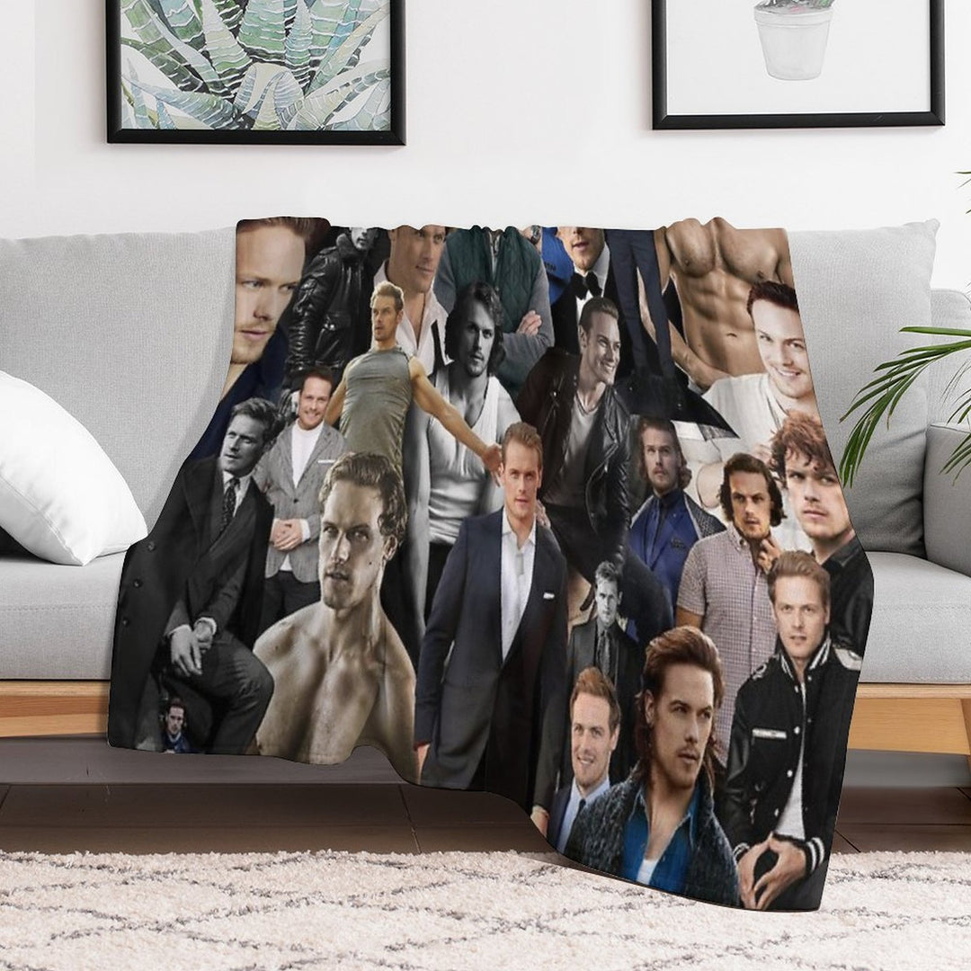Sam Heughan Compact Throw Blanket