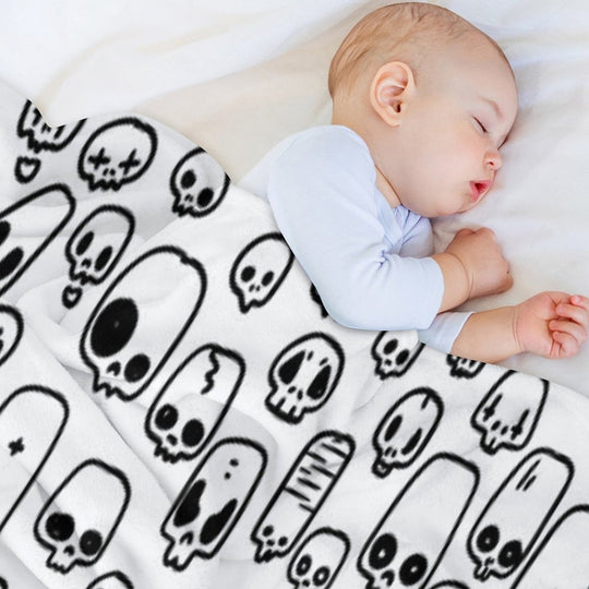 Mini Skulls Durable Throw Blanket