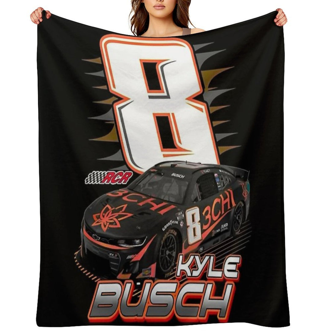 Kyle Busch Premium Throw Blanket