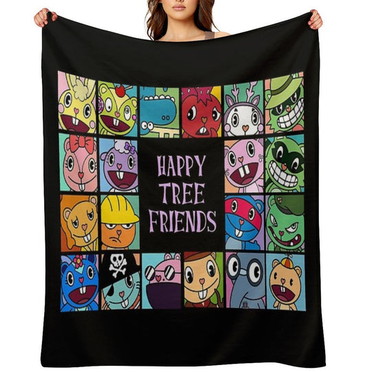 Happy Tree Friends Comfort Throw Blanket
